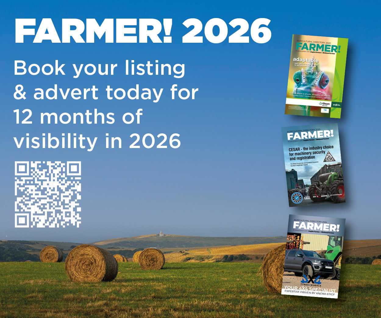 Farmer 26 advert
