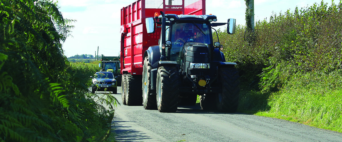 Harvest traffic sparks rural road warning