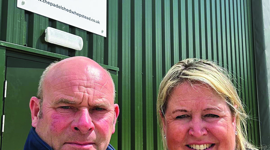 Padel venture turns machinery shed into new income