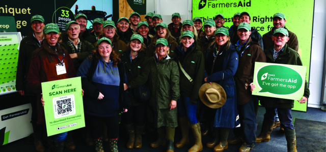 Hawkstone Farmers Choir at the RABI stand at Cereals