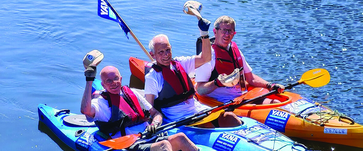 Veteran paddlers launch £10,000 YANA challenge
